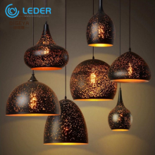 LEDER Brown Led Pendant Lamps