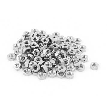 100pcs #4-40 Hex Nuts Stainless Female Thread for RS232/VGA/DB-9P