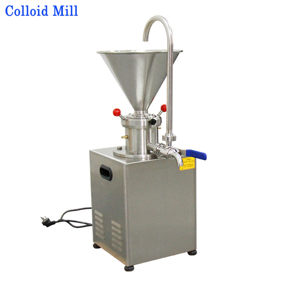 Factory sales 1500W Colloid Mill Peanut Butter Machine Commercial Soybean Sesame Grinder Sauce/Paste Making Machine 220v/110v