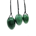 Natural Yoni Egg Set Jade Eggs Women Kegel Exerciser Vaginal Muscles Tightening Kegel Sphere With Holes On The Thick Side