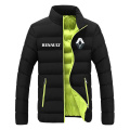 2020 New Winter Renault logo Men's Fashion Jackets Zipper Comfortable Cotton Clothing Warm Classic Style Male Tops Coats