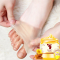 Honey Milk Foot Wax Feet Mask Moisturizing Hydrating Nourishing Whitening Skin Care Peel Off Foot Skin Care Exfoliating Anti-dry