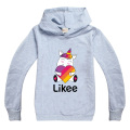 Letter Likee Kids Clothes Boys Unicornios Hoodies Sport Tops Tees Baby Girl Sweatshirt Boy Children Sonic Clothing Sweat Fille