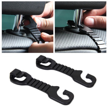 2PCS/PACK Universal Multi-functional Vehicle Seat Back Hooks Car Accessories Headrest Hanger Holder Clips for Bag Cloth Dropship