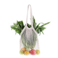 Foldable Cotton Mesh Shopping Bag Reusable String Fruit Storage Handbag Totes Women Shopping Mesh Net Shop Grocery Tote Bag