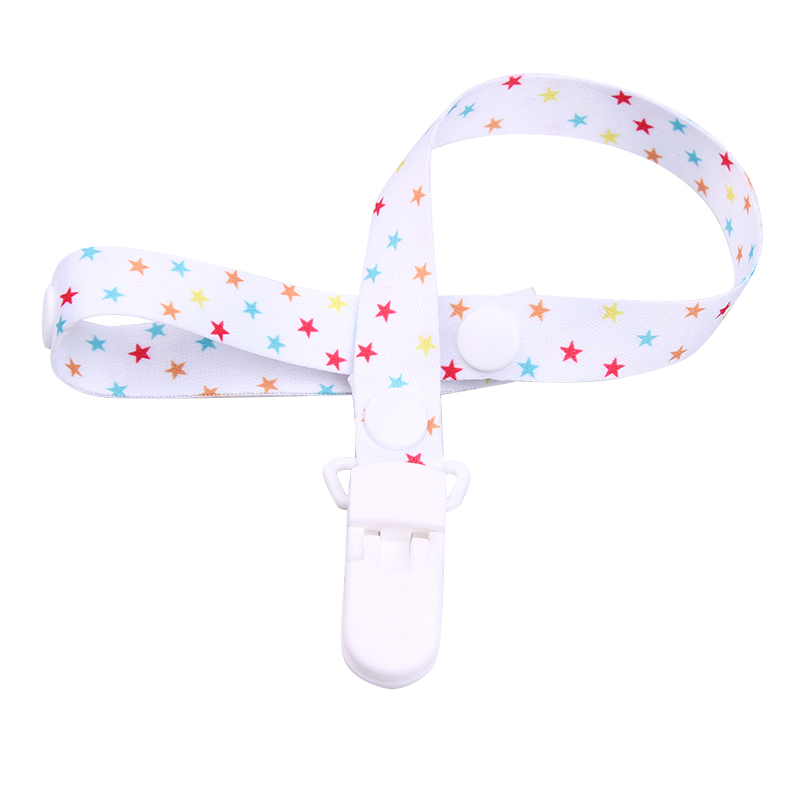 Baby Pacifiers Leashes Clips Ribbon Soother Kids Pacifier Holder Chain Feeding Case