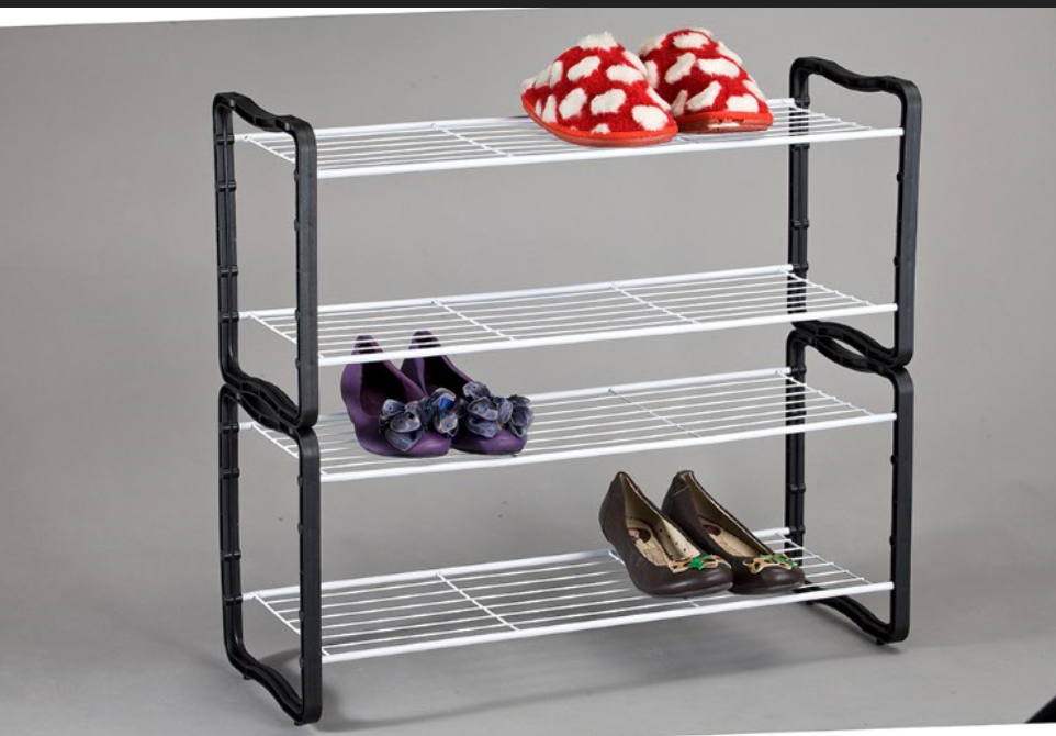 2 Tier Shoe Rack with arbitrary stacking