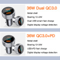Car Charger 36W QC 3.0 PD 3.0 USB Type C Quick Charger For Huawei iPhone Charger for BMW X1 Audi A3 Car Inter Accessories