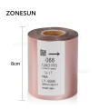 ZONESUN 8cm Rolls Hot Foil Stamping Paper Heat Transfer Anodized Gilded Paper for Leather PU Wallet Hot foil stamping