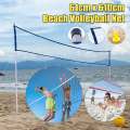 Beach Volleyball Net System Portable Set Adjustable Posts Ball Hand Pump Outdoor Sports Volleyball Training