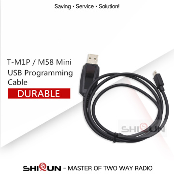 Programming Cable For Mini Walkie Talkie T-M1P / M58 / T-M1 Mini Two Way Radios 2W for Hair Salon, Beauty Parlor, Repair Shop