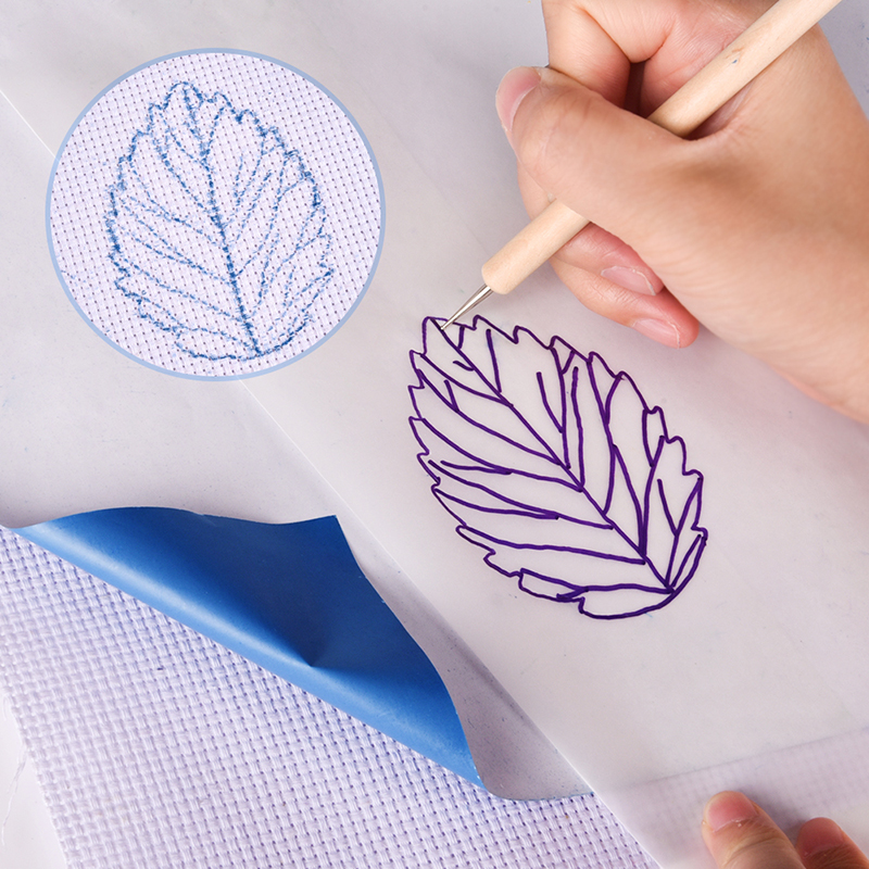 10pcs/Set Tracing Paper Coated Carbon Paper Fabric Drawing Tracing Copy Paper DIY Handmade Cloth Embroidery Papers M