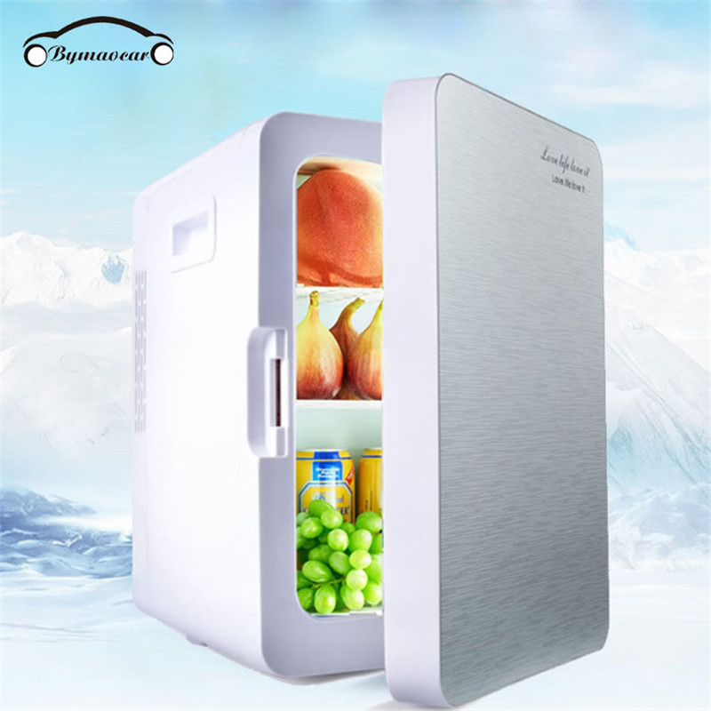 Car refrigerator 20L home / car dual-use mini cold and warm box 42 * 27 * 33CM car refrigerator