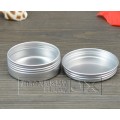Free Shipping 25g/ml Silver Aluminum Empty Lucifugal Flat Bottle Jar Cream Eye Gel Pomade Bath Salt Empty Cosmetic Containers