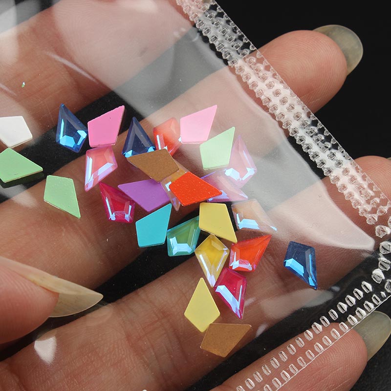 30/100pcs Arrow Mocha Mix Color Glass Rhinestones Flatback 3D Nail Art Decoration DIY Phone Craft Jewelry Stones