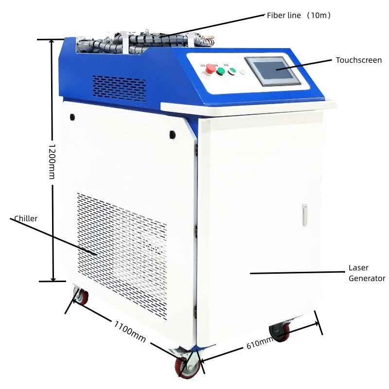 metal 3000w Laser Welder Stainless Steel