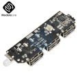 5V 1A 1.5A 2.1A 3 USB Power Bank Charger Circuit Boost Board Step Up Power Module + 5S 18650 Li-ion Case Shell DIY Kit Powerbank