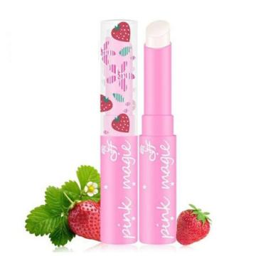 Small Strawberry Lip Balm Temperature Changing Color Lasting Moisturizing Waterproof Balm Lipstick slightly pink TSLM1
