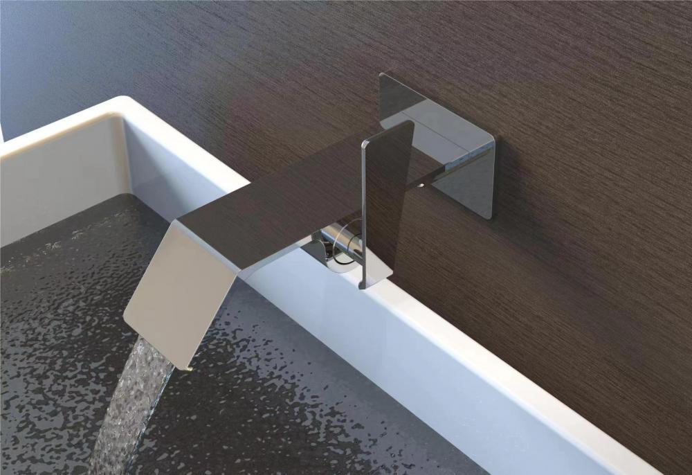 Bathroom Wall Mounted Basin Mixer Tap Faucet 15 Jpg