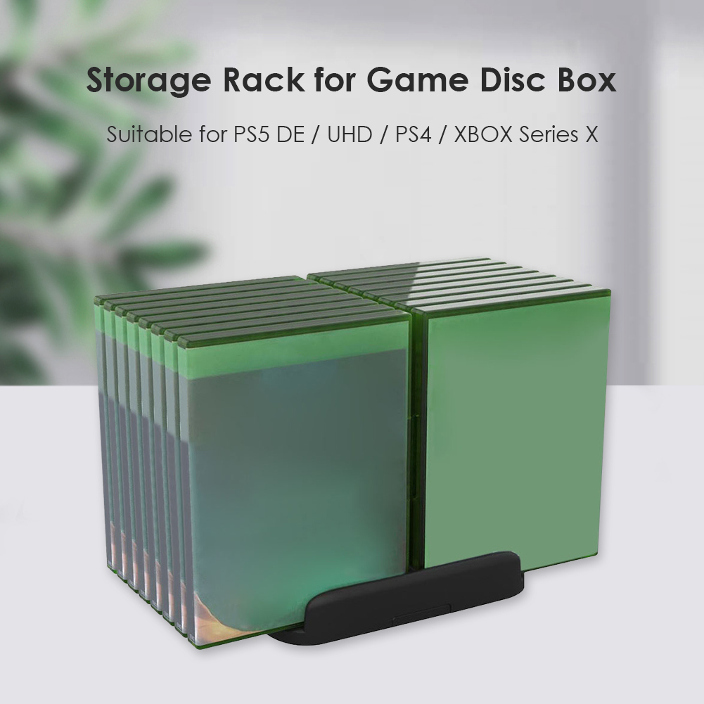 16 Game Disc Storage Shelf Rack CD Box Bracket Holder for PS4 PS5 DE XBOX Game Console Stand Accessories