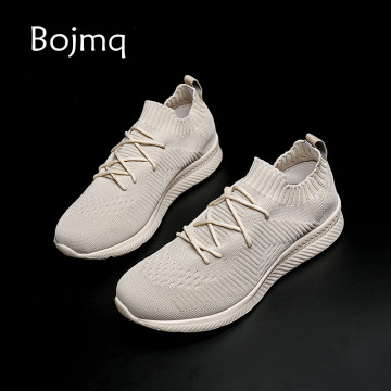 Bojmq Tenis Mujer 2020 New Unisex Tennis Shoes Ladies Sneakers Men Women Outdoor Light Non-slip Jogging Sock Sport Shoes Cheap