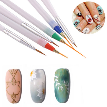 Nail Polish Nail Brush, 3 Pieces / set Of Different Size Drawing Pens To Depict Nail Edge Manicure Pen Tool