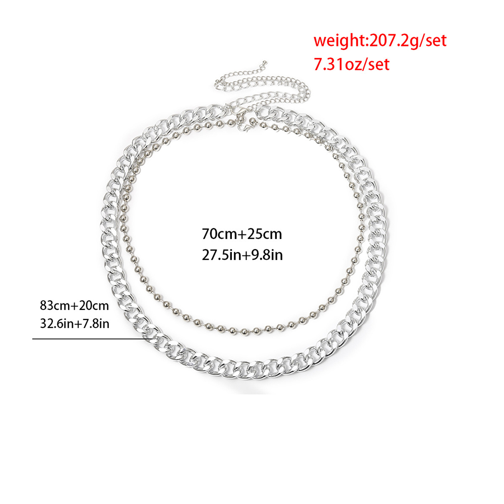 2020 Fashion Punk Metal Ball Waist Chain Body Chains Necklace for women sexy Waist Belly Belt Festival Girls Accessories Jewelry