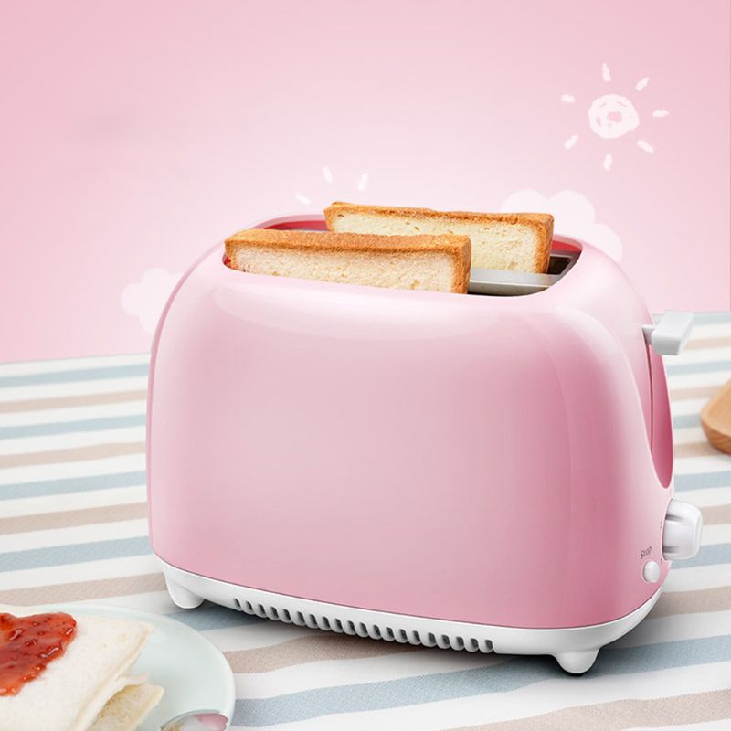 2 Stainless Steel Automatic Toaster Quick Bread Kitchen Home Breakfast Maker 5 Levels