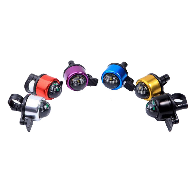 Bicycle compass bell two in one Popular Bike Cycling Sport Handlebar Compass Ring-down Horn Bicycle Bell bells Bicycle