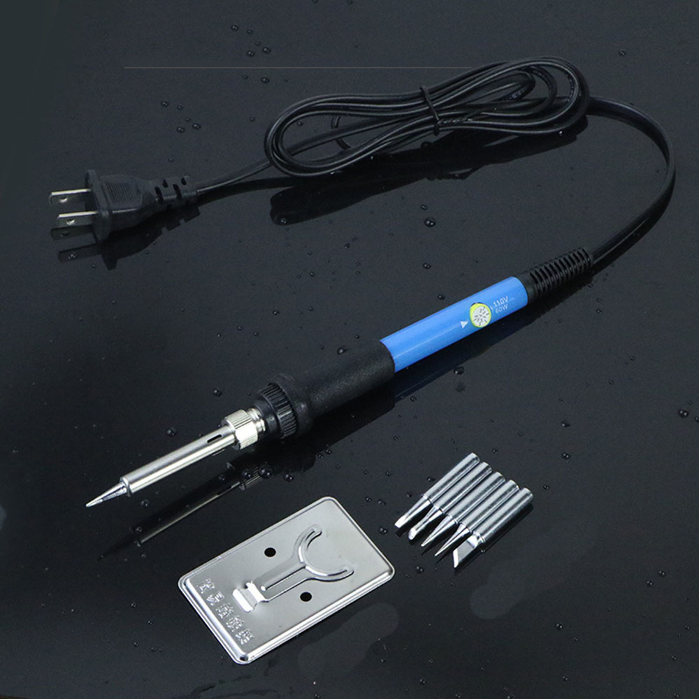 60W Sldering Station Kit Adjustable Electric Soldering Irons Tip Solder Saldatore a Stagno hakko For Wood Burning havya seti