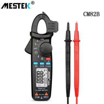 MESTEK CM82B RMS Digital Clamp Meter DC AC Current Voltage Ampere NCV Ohm Tester Ammeter Multimeter Electrician Tool