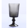Grey Color Glass Tumbler And Goblet