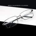seemfly New Fashion Square Glasses Frame Men Vintage Classic Metal Flat Mirror Optical Spectacles Frame Vision Care Eyeglasses