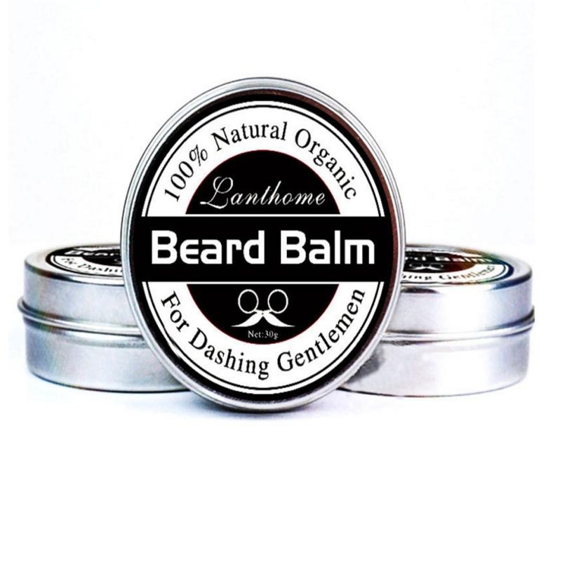 Men's Beard Care Cream Men Beard Balm Leave Moisturizing Care Cream Beard Care Lubricating Cream 30g drop shipping aftershave