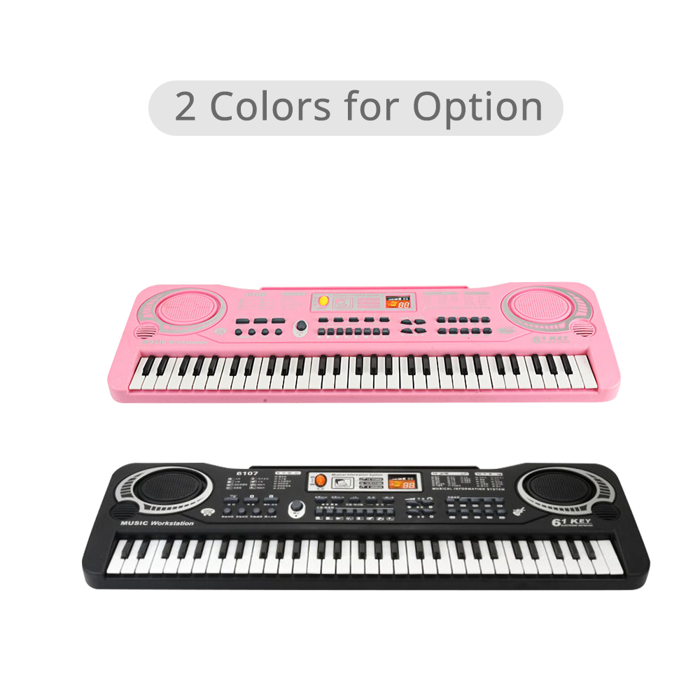 61 Keys Electronic Organ USB Digital Keyboard Piano Musical Instrument Kids Toy with Microphone electric piano for children kids