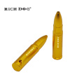 Rich Gog Metal Smoking Pipe Medium Bullet Shape Aluminum Smoking Tobacco Pipa Portable Pipes For Smoking Herb Bullet metal pipe