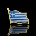 Greece Waving Flag Lapel Pin 19 x 21mm Hat Tie Tack Badge Lapel Pin Brooch Badge