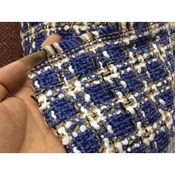 Free ship check weaved with line tweed fabric price for 1 meter 59