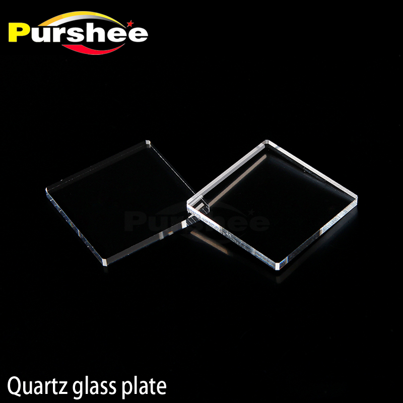 Quartz glass plate(25x25x2mm)