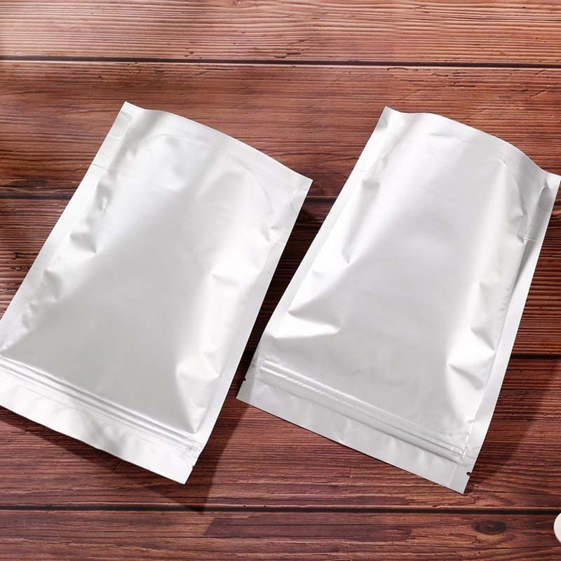 1pc Aluminum Foil Bag Self Seal Zipper Ziplock Packing Food Bag Retail Resealable Baking Packaging Bag Pouch