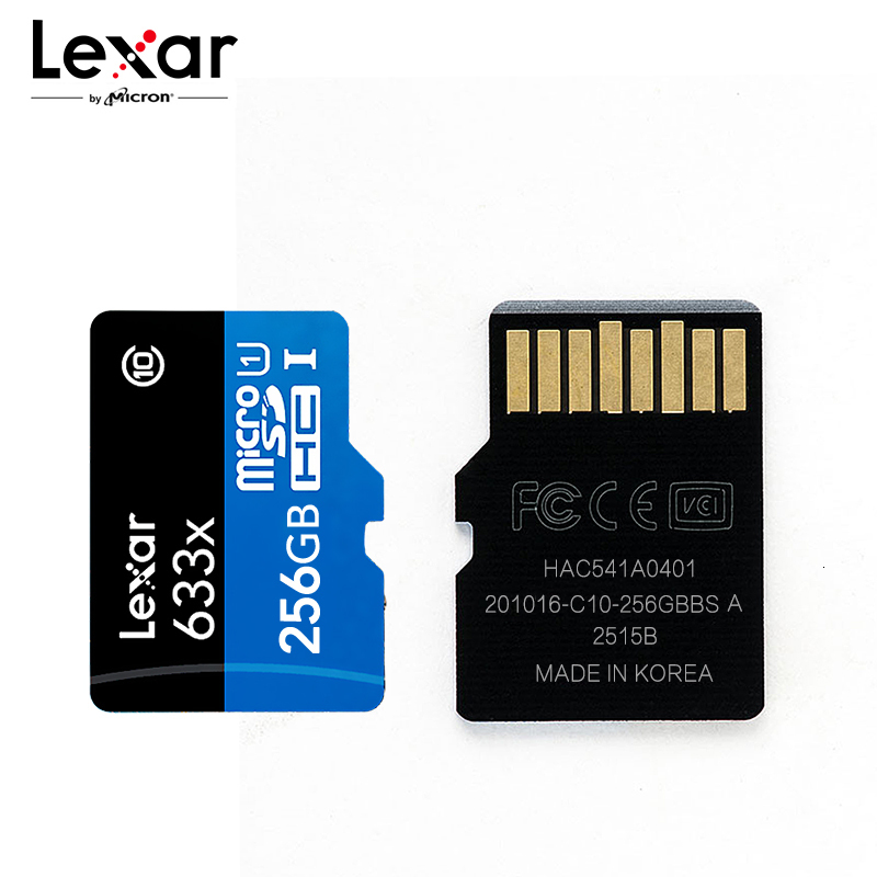 Lexar Micro SD Card 128GB 633x 256GB Memory Card 512G High Speed up to Max 95M/s 64GB Class10 TF Card 32GB Flash Card for tablet