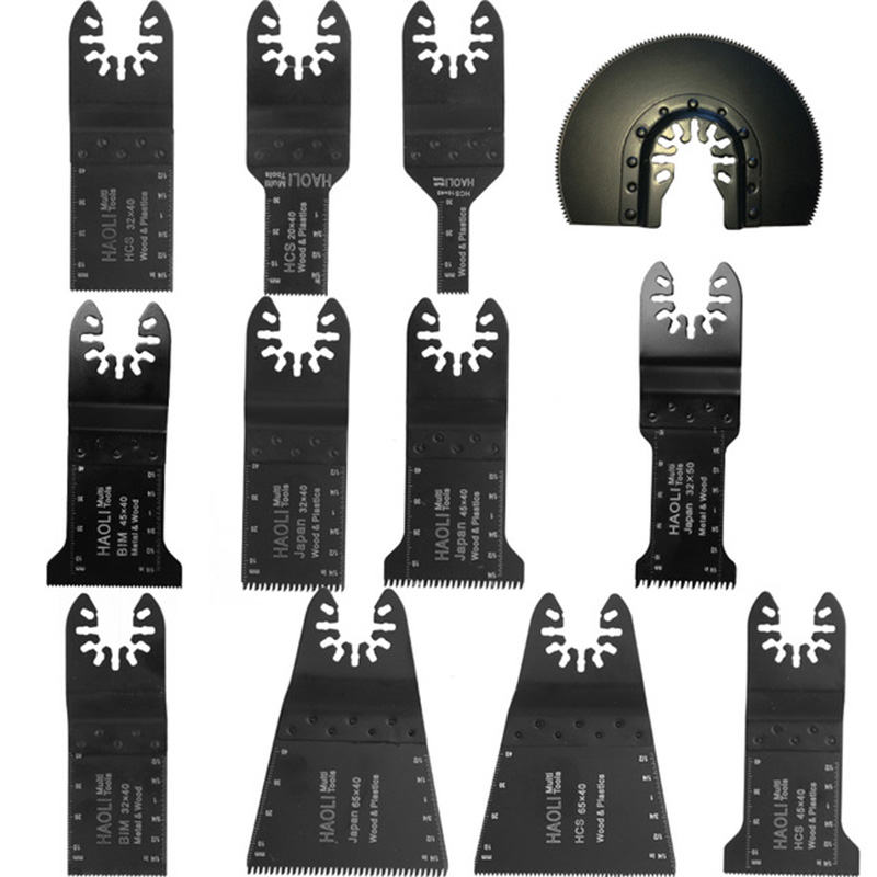 12pcs Oscillating Saw Blade Multi Saw Blades For Wood Metal Hardwood Plastic Cutting Multifunction Power Tool