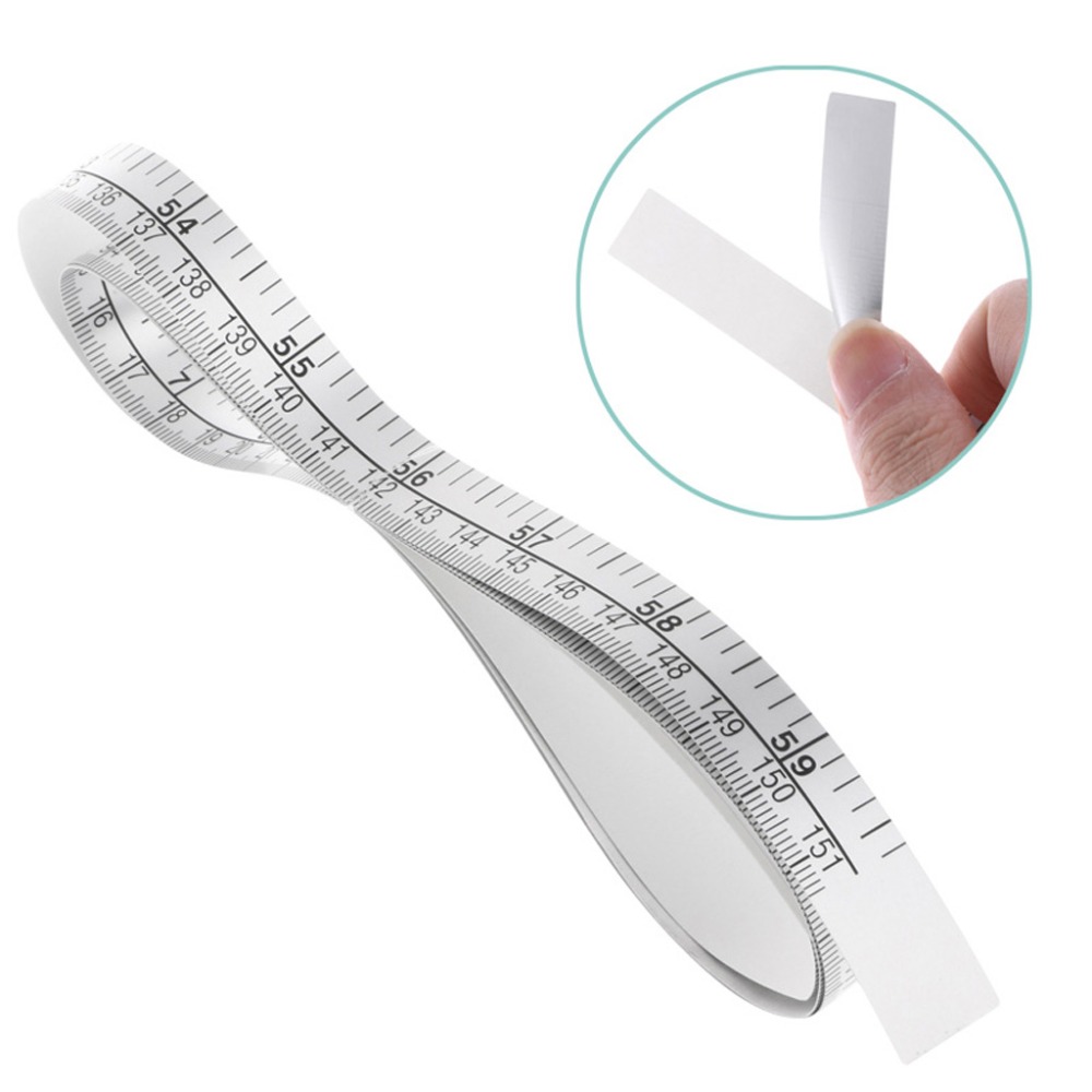 151cm Self Adhesive Metric Measure Tape Vinyl Ruler For Sewing Machine Sticker Tape Measures