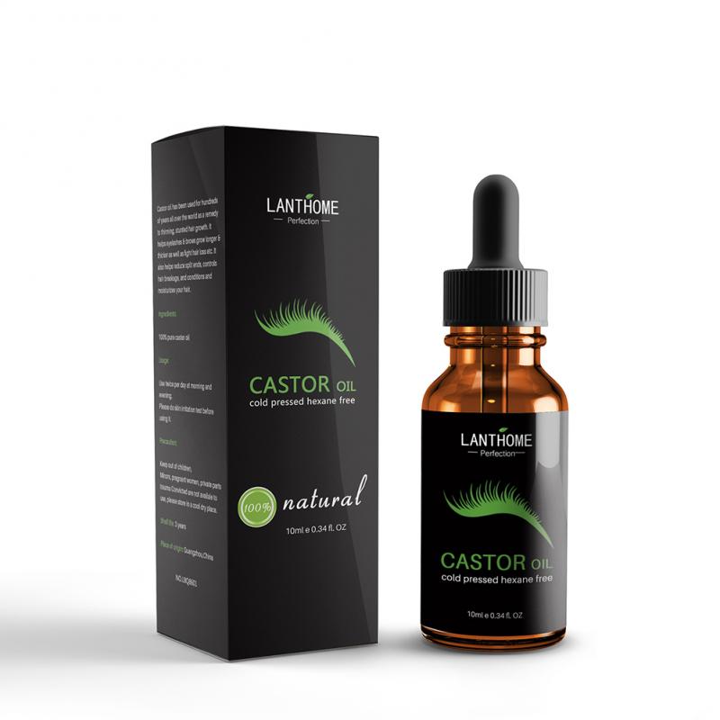 Lasting Nourishing Eyelash Growth Treatments Natural Organic Castor Oil Effective Fast Eyebrow Enhancer Growth Serum 10ml TSLM2