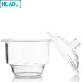 HUAOU 180mm Desiccator with Porcelain Plate Clear Glass Laboratory Drying Equipment