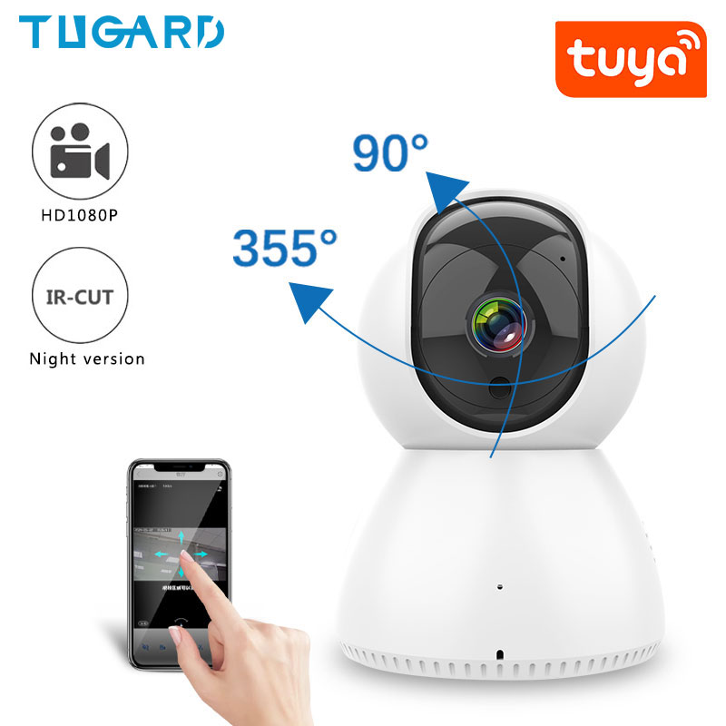 Tuya Wifi PTZ 1080P IP Camera Indoor HD Smart Surveillance Cameras Night Vision Baby Pet Monitor Home Security Camera