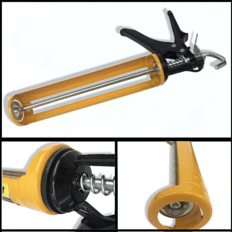 Glass Tools Save Pressure Industrial Glue Caulking Gun Cartridge Sealant 360 Degree Rotatable Durable