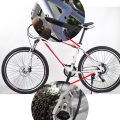 Bike Rear Rack Super Tourist Tubular Bicycle Rack with Side Bar for Disc Brake Bikes