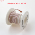 1M 0.1X90 0.1x80 0.1x50 0.1x40 0.1x10 strands Mine antenna Litz wire, Copper wire Multi-strand polyester silk envelope braided