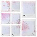 Fresh Cherry Sakura Natural Memo Pad Sticky Notes Shopping Check List School Supply Label G92E